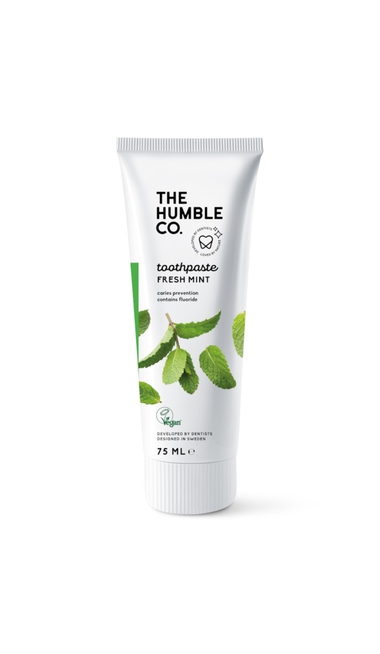 Natural Toothpaste Fresh Mint | Natural Toothpaste | Cinnamon with fluoride | The Humble Co. | Nourished Eco Oral Care | Natural Toothpaste | The Humble Co. | Nourished 